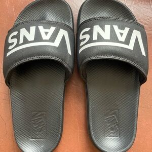Vans Black Slide Sandals